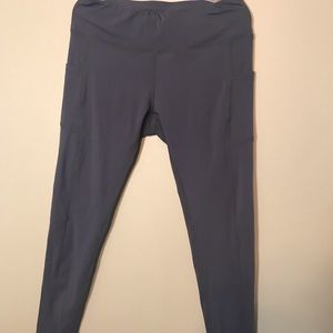 Women’s ATHLETIC Leggings Size XL Blueish Gray